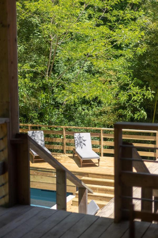 La Cabane Du Moulin Saubion Exteriör bild