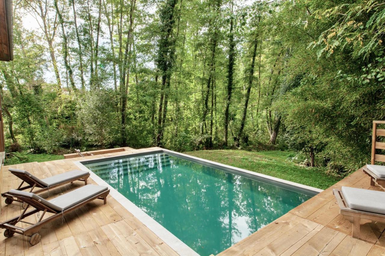 La Cabane Du Moulin Saubion Exteriör bild