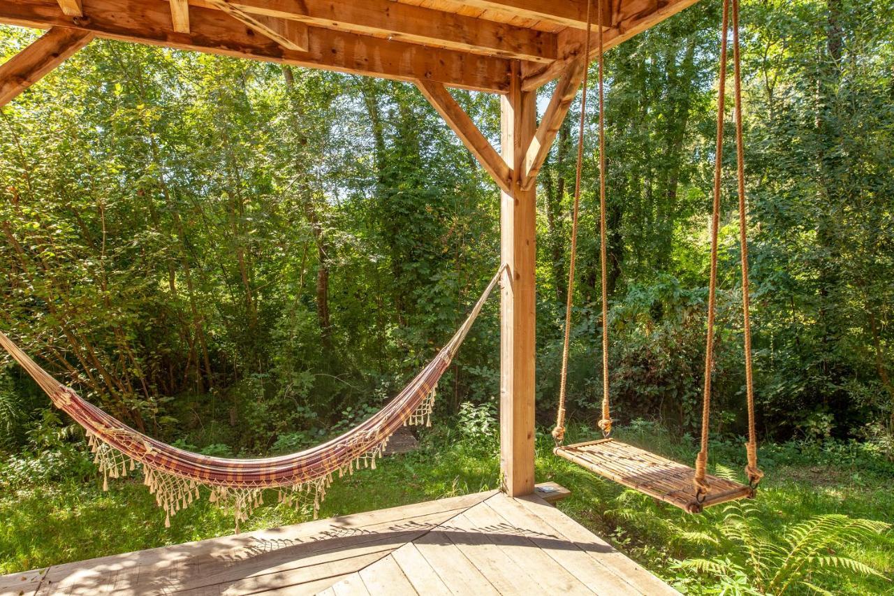 La Cabane Du Moulin Saubion Exteriör bild
